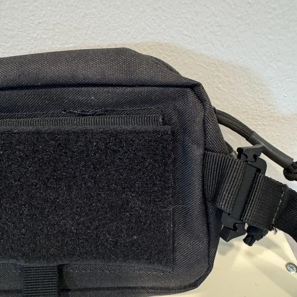 NWOT Wolf Tactical Fanny Pack Dangler Pouch MOLLE Crossbody Waist Bag Black